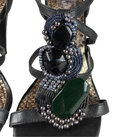GIANNI BINI Strappy Jewel Embellished Heel Sandals - Picture 3 of 10
